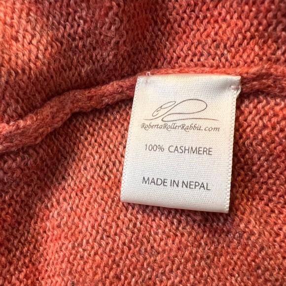Roberta Roller Rabbit Roberta Freymann Cashmere Ombre Topper Cardigan One Size - Picture 2 of 5